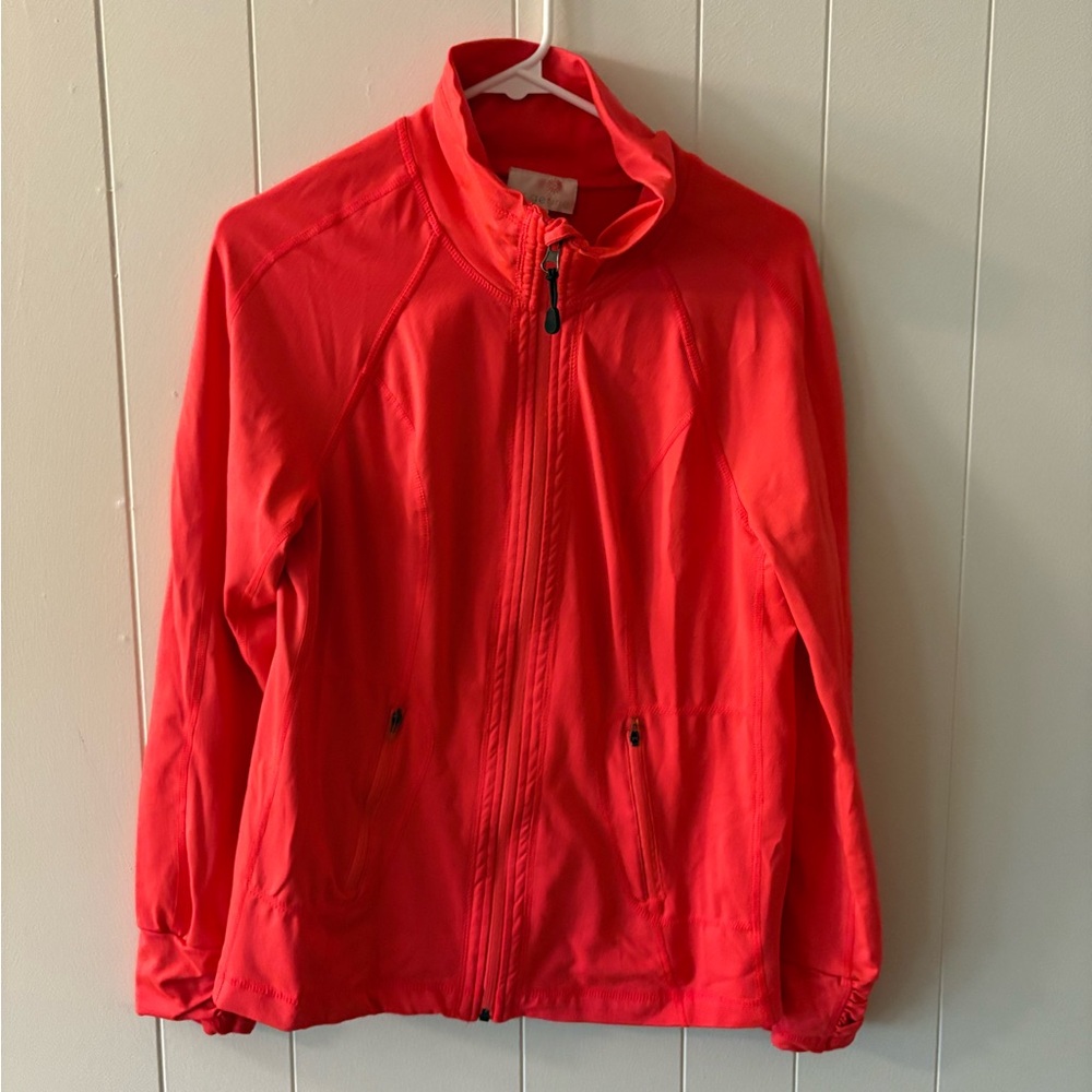 Tangerine Women's Zip-Up Jacket Pink Long Sleeve Small